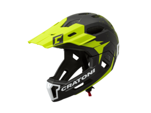 Helma Cratoni C-MANIAC 2.0 MX - Black-Lime Matt