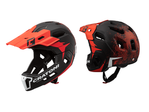 Helma Cratoni C-MANIAC 2.0 MX - Black-Red Matt