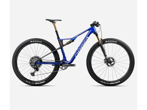 Celoodpružené kolo ORBEA OIZ M-TEAM Factory CobaltBlue-CarbonRaw 2025