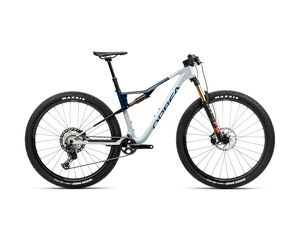 Celoodpružené kolo ORBEA OIZ M10 HaloSilver-BlueCarbon 2023