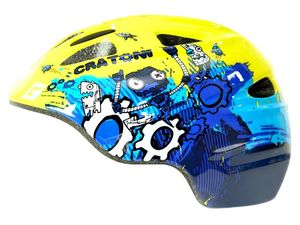 Helma CRATONI AKINO yellow-blue glossy S (49-53cm)