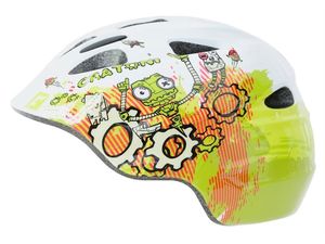 Přilba CRATONI AKINO white-green glossy