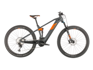 Elektrokolo CUBE STEREO HYBRID 120 RACE 500 29" 2020 Grey´n´orange