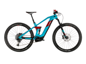 Elektrokolo CUBE STEREO HYBRID 140 HPC RACE 500 29" 2020 Petrol´n´red