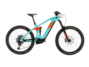 Elektrokolo CUBE STEREO HYBRID 160 HPC SL 625 27,5" 2020 Glacierblue´n´orange