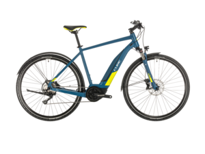 Elektrokolo CUBE NATURE HYBRID EXC ALLROAD 500 2020 Blue´n´lime