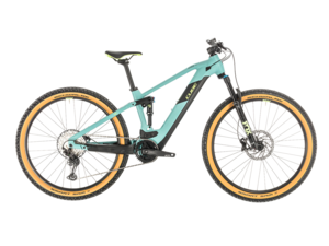 Elektrokolo CUBE STEREO HYBRID 120 RACE 625 29" 2020 Frozengreen´n´green