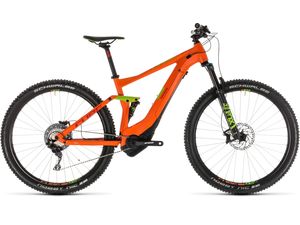 Elektrokolo CUBE STEREO HYBRID 120 RACE 29" 2019 Orange´n´green