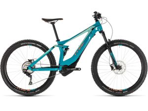 Elektrokolo CUBE STING HYBRID 120 RACE 27,5" 2019 Turquoise´n´apricot
