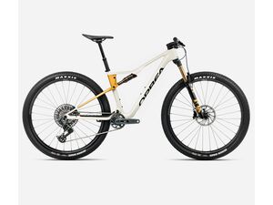 Celoodpružené kolo ORBEA OIZ M10 AXS Ivory White (Gloss) - Bumblebee Yellow (Matt) 2026