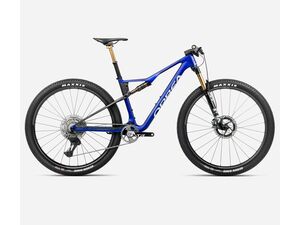 Celoodpružené kolo ORBEA OIZ M-TEAM FACTORY Cobalt Blue (Gloss) - Carbon Raw (Matt) 2026