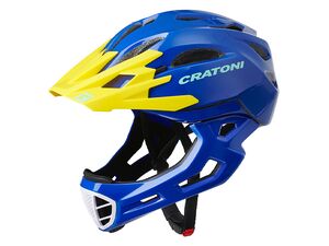 Helma Cratoni C-MANIAC - Blue-Yellow Glossy